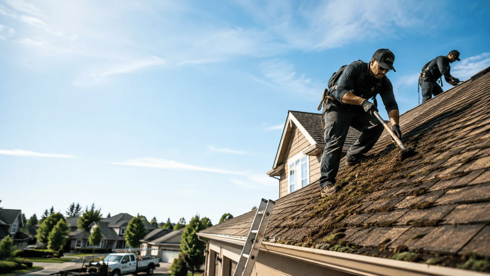 Roof Moss Removal in Sacramento, CA near me